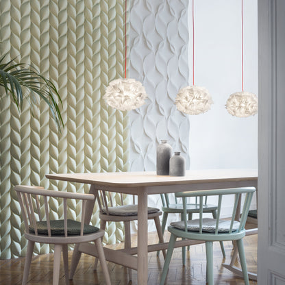 Veli Mini Single Couture Pendant Light in living room.