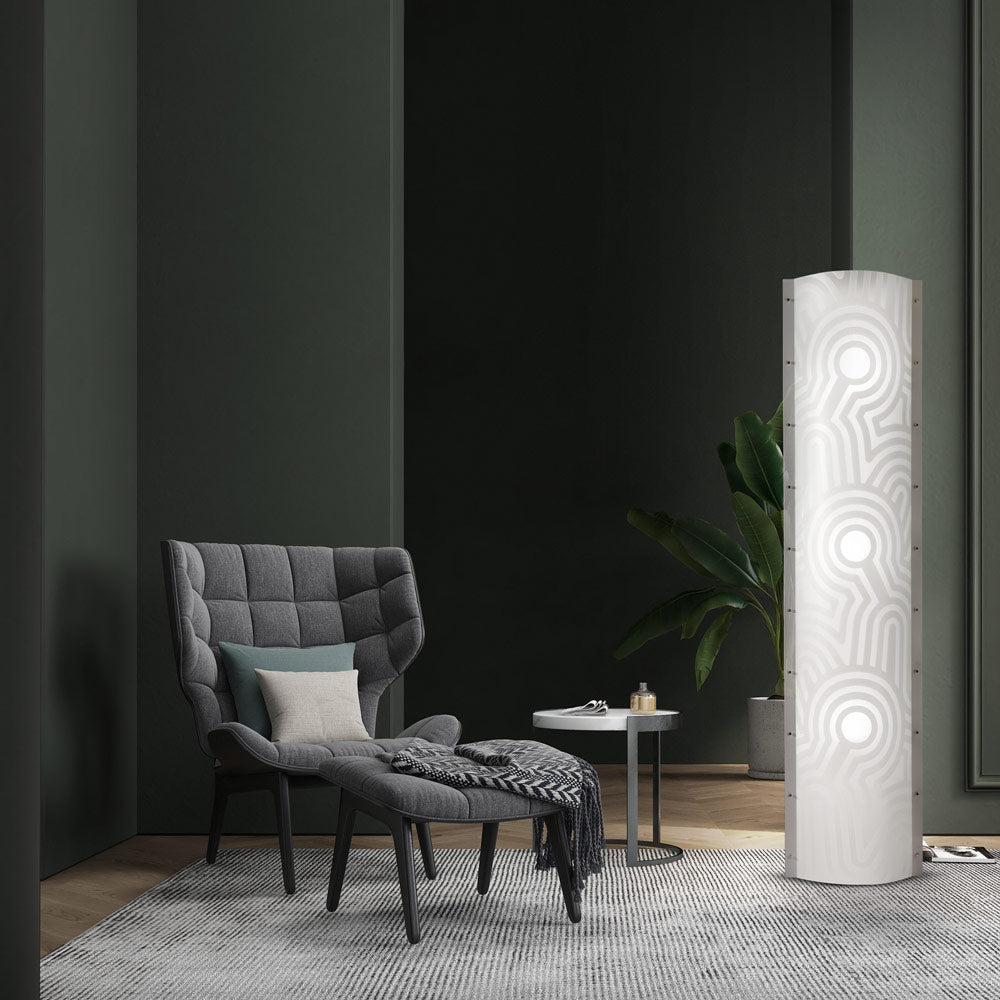 Venti LED Floor Lamp in living room.