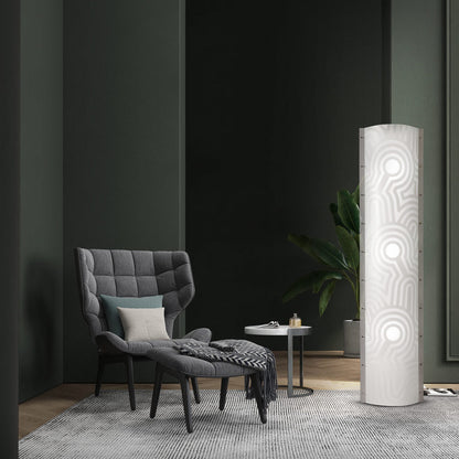 Venti LED Floor Lamp in living room.