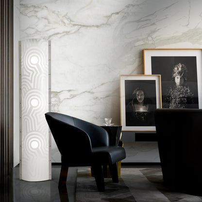 Venti LED Floor Lamp in living room.