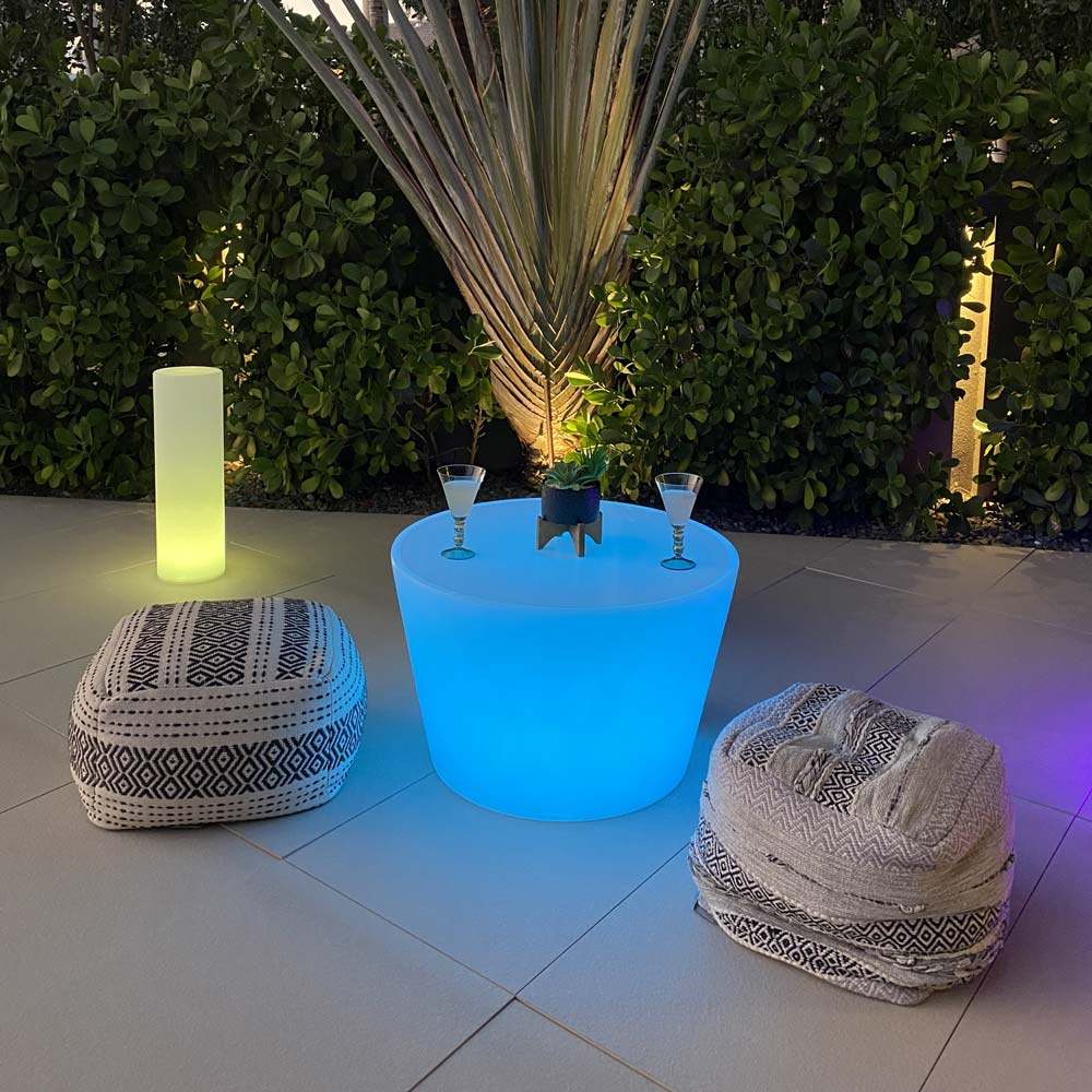 Bass Outdoor LED Lamp in Outside Area.