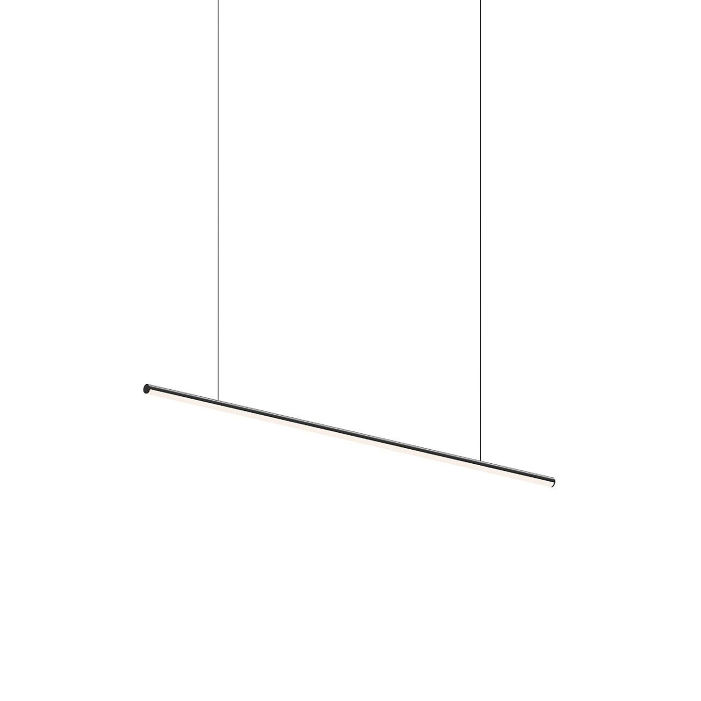 Fino™ LED Pendant Light in Satin Black (Medium).