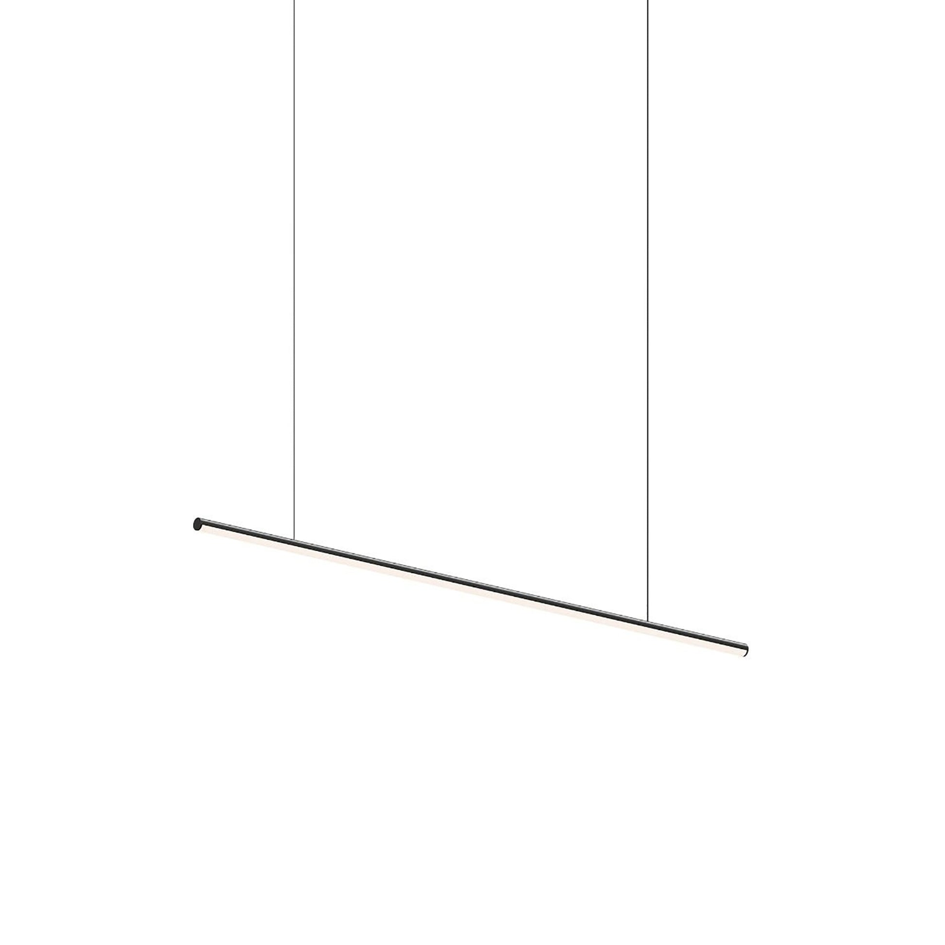 Fino™ LED Pendant Light in Satin Black (Medium).