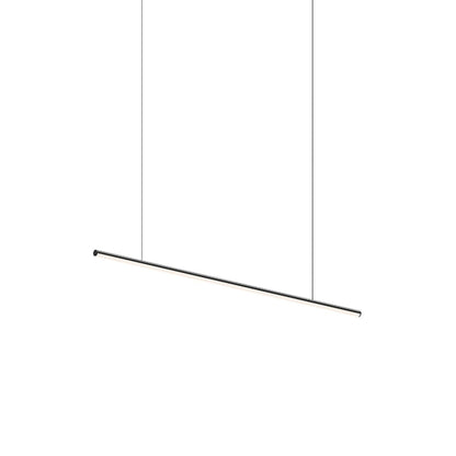 Fino™ LED Pendant Light in Satin Black (Medium).