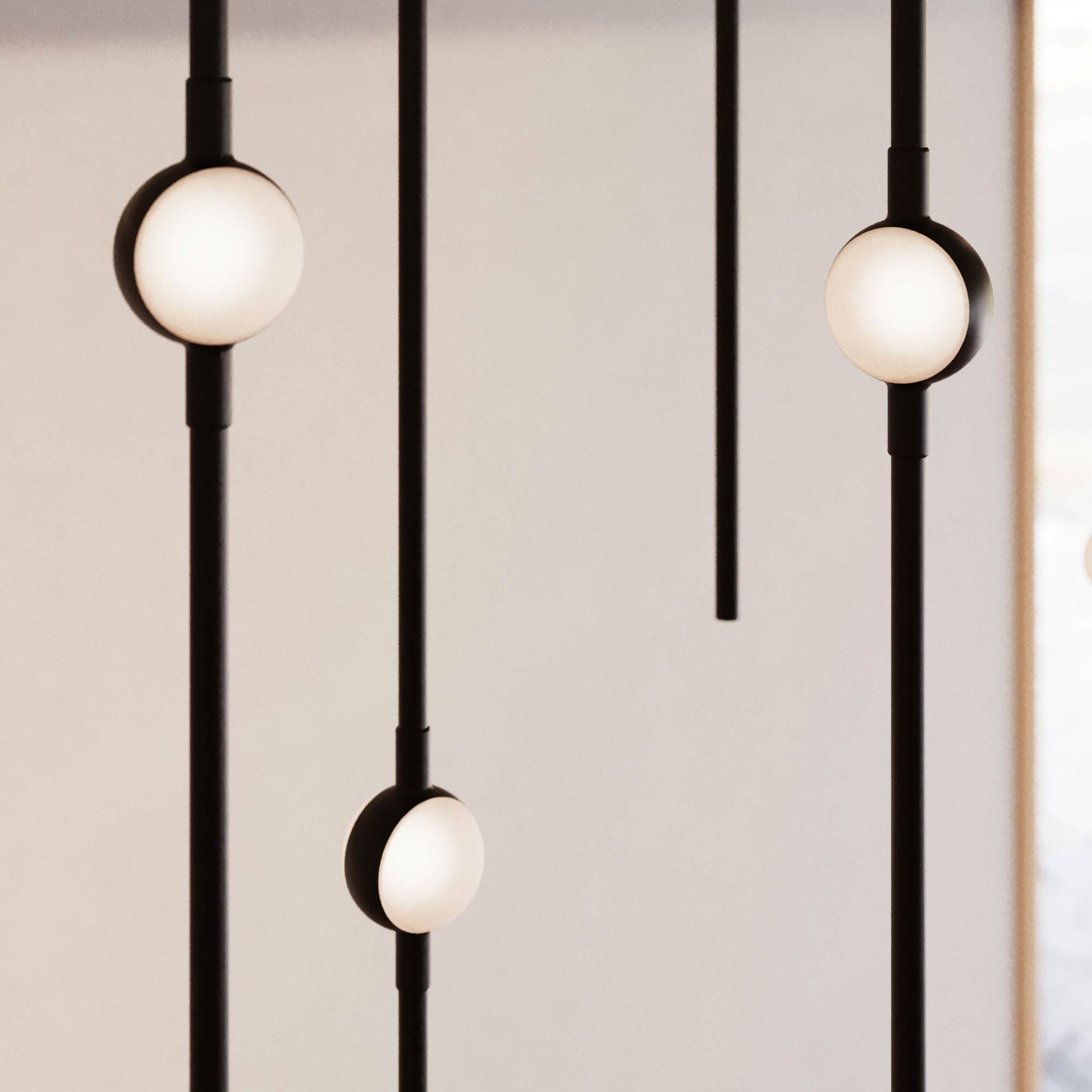 Aries Rectangle LED Pendant Light in Detail.