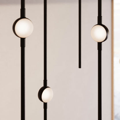 Aries Rectangle LED Pendant Light in Detail.