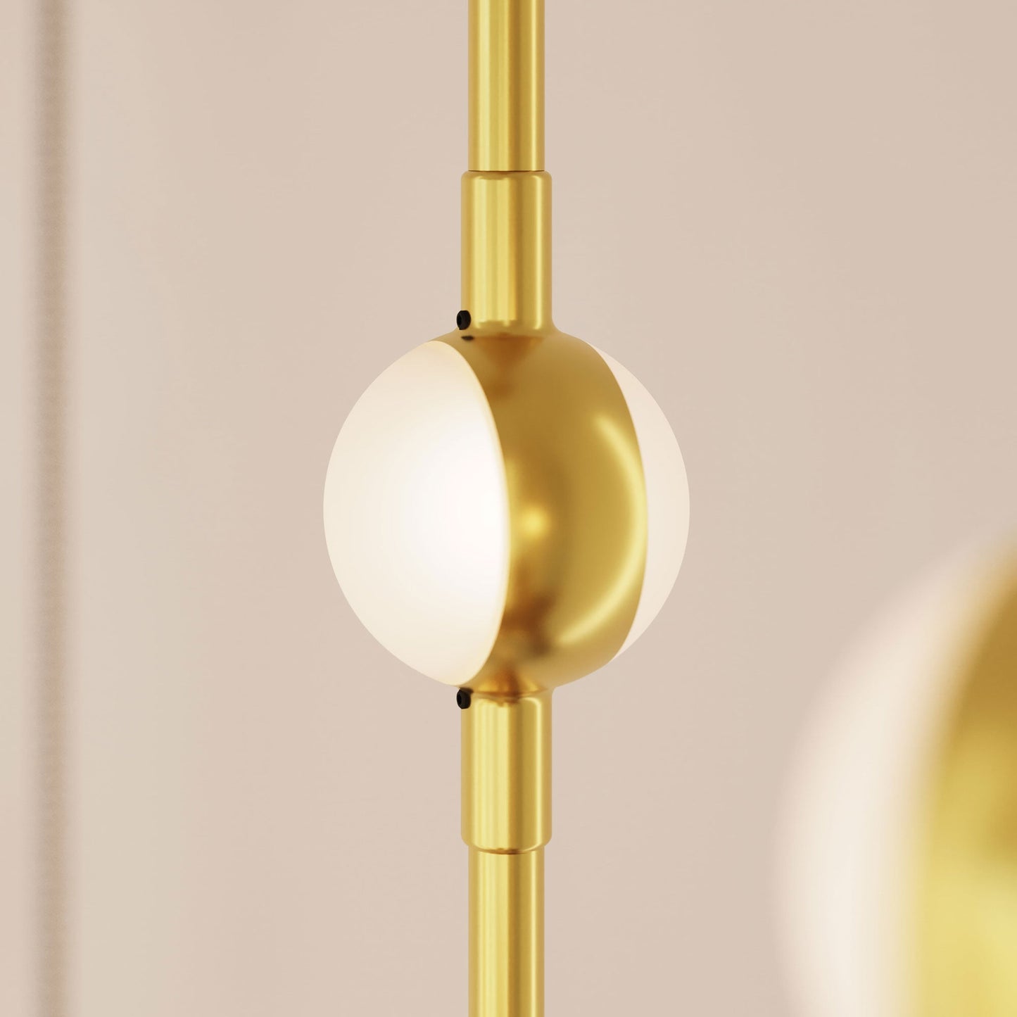 Aries Round LED Pendant Light in Detail.