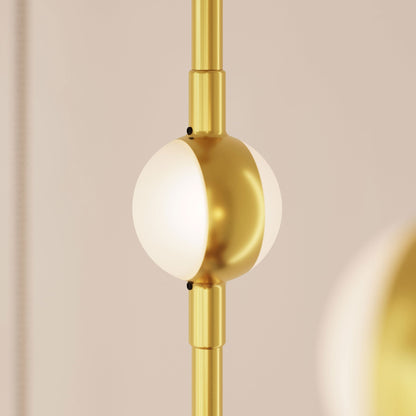 Aries Round LED Pendant Light in Detail.