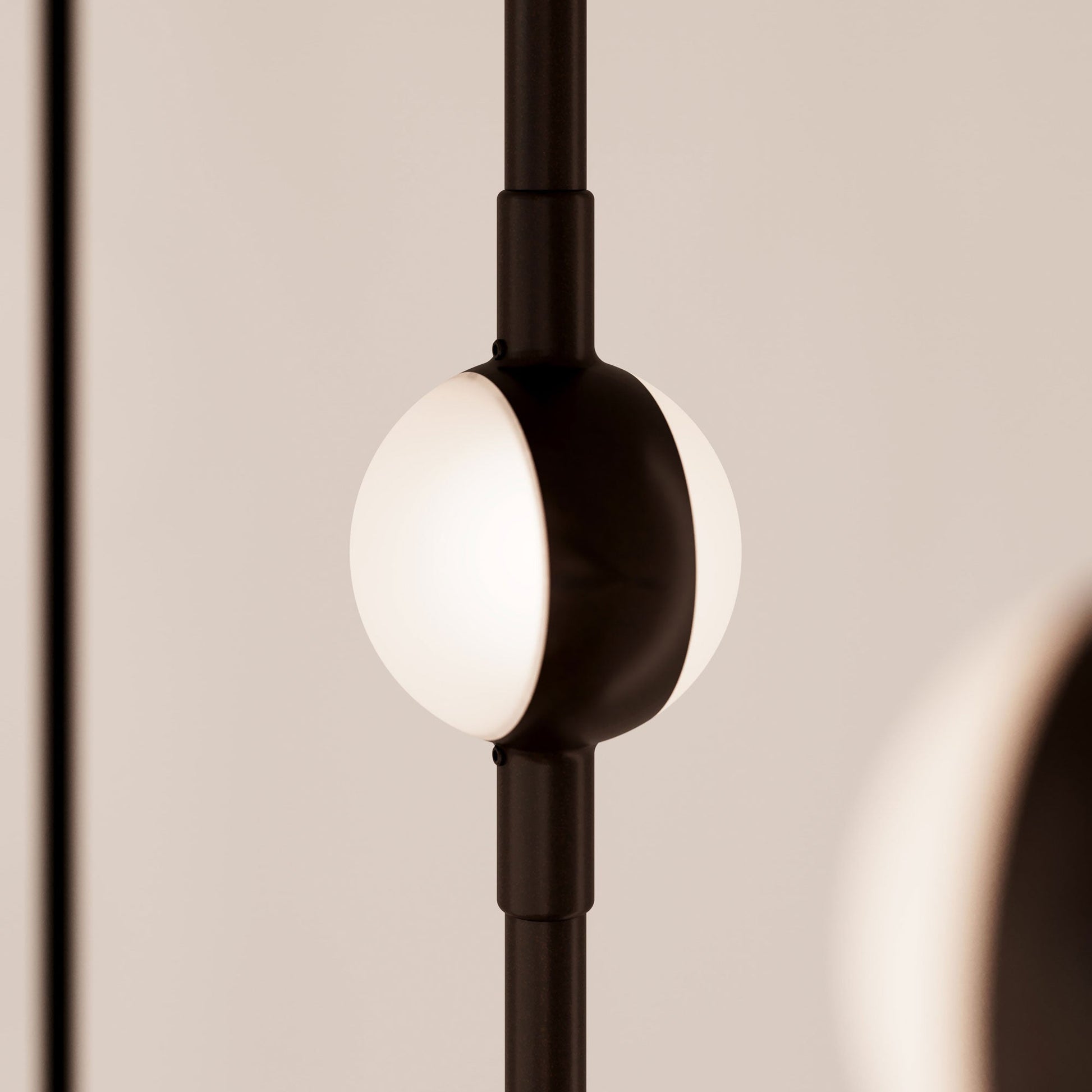 Aries Round LED Pendant Light in Detail.