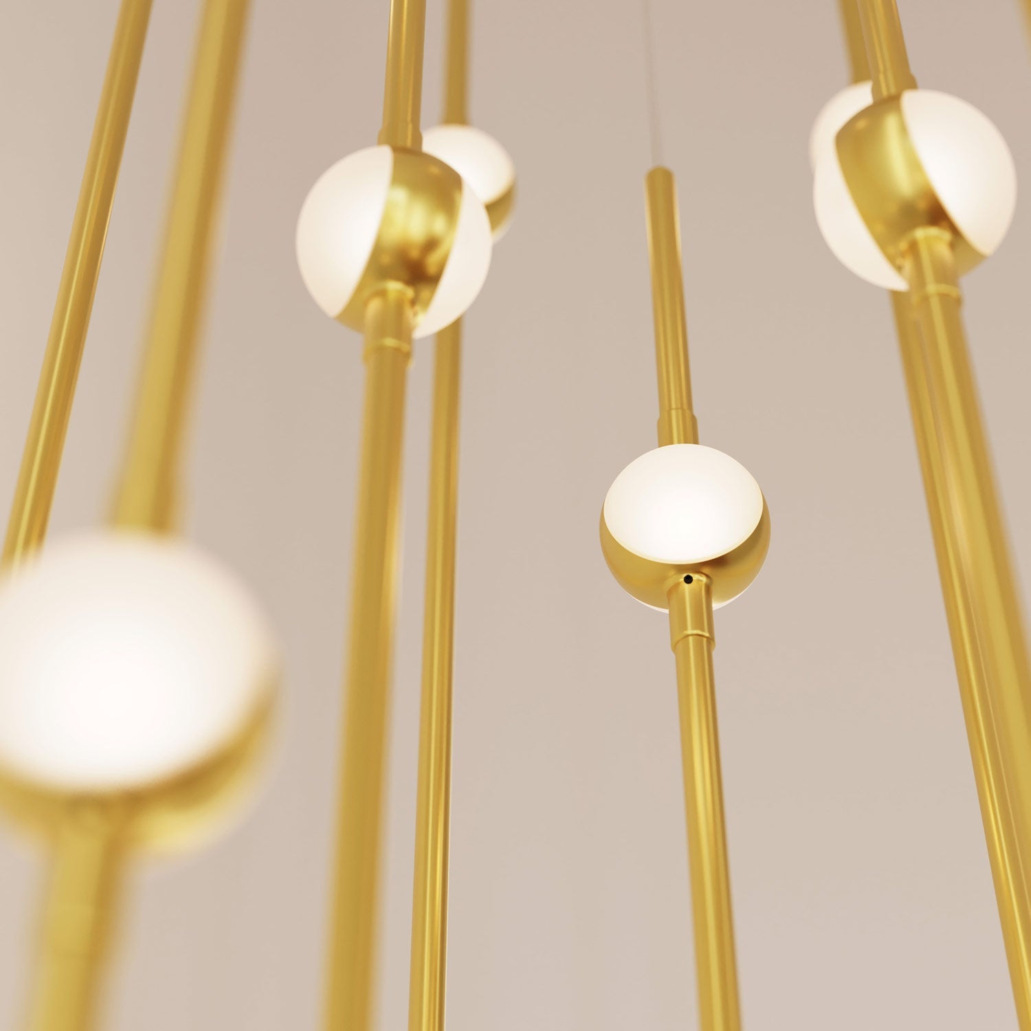 Aries Round LED Pendant Light in Detail.
