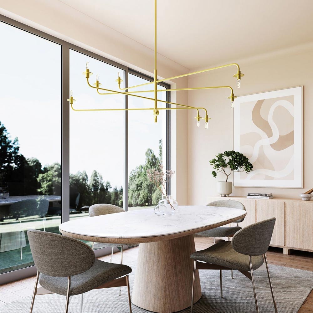 Atelier Pendant Light in dining room.