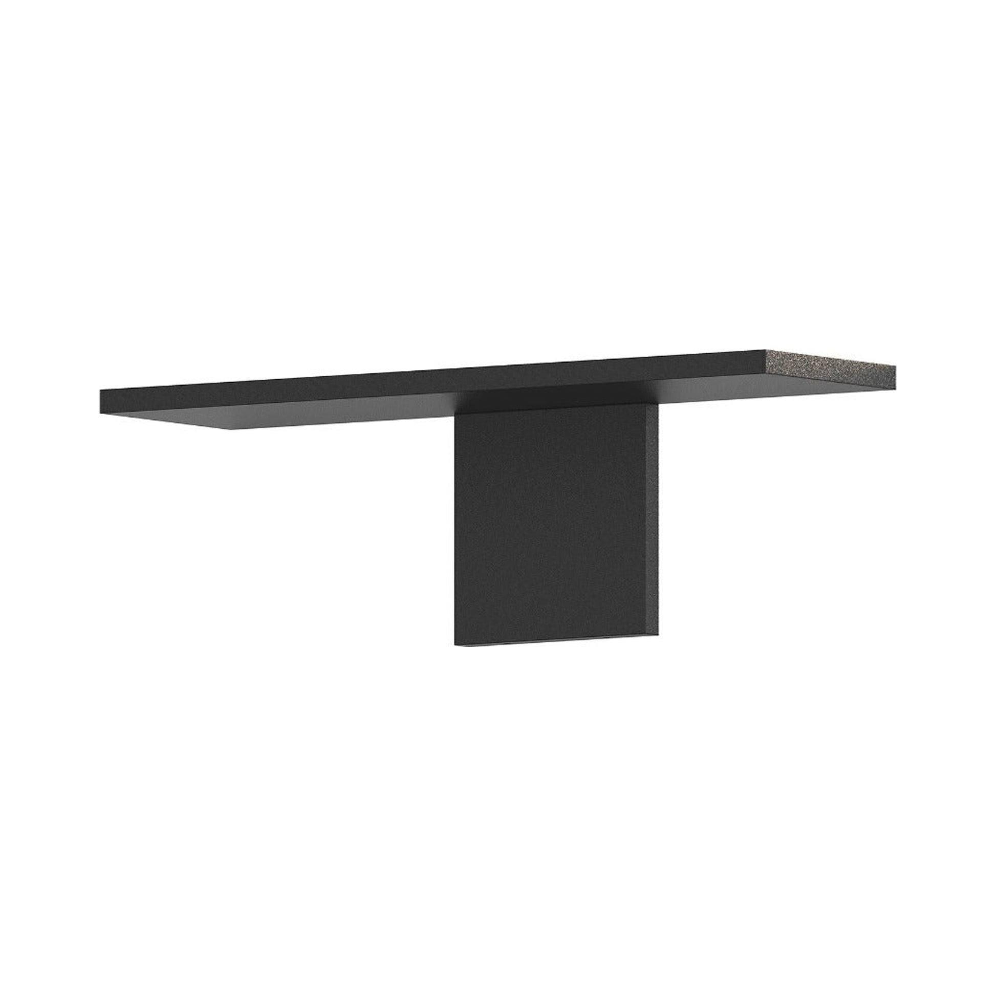 Base LED Wall Light in Textured Black.