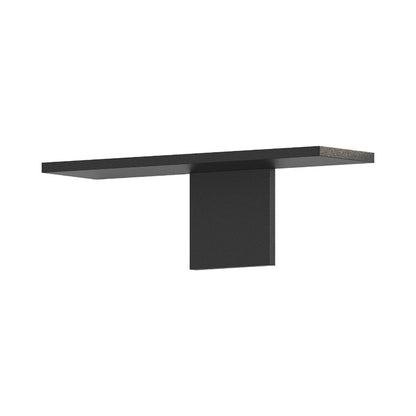 Base LED Wall Light in Textured Black.