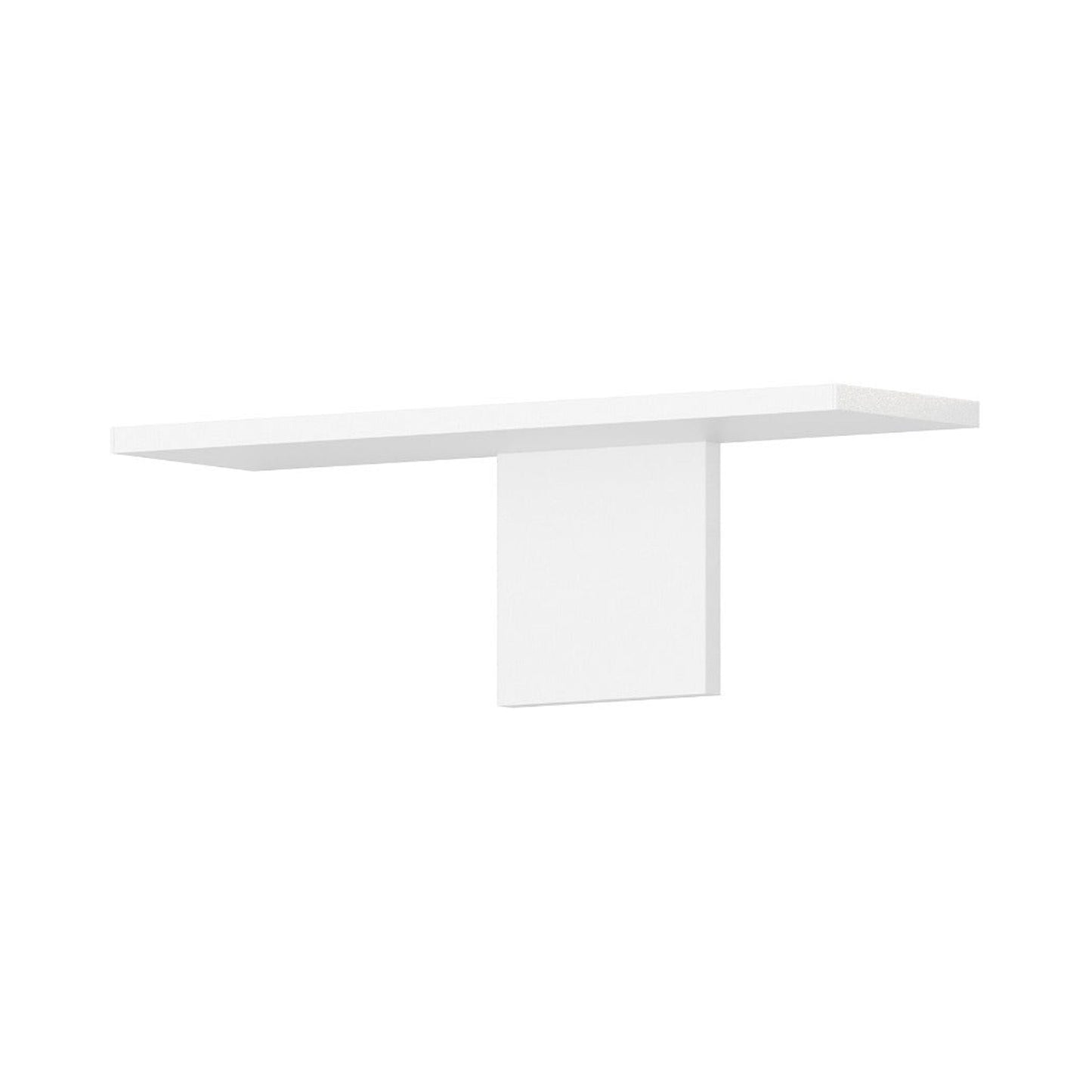 Base LED Wall Light in Textured White.