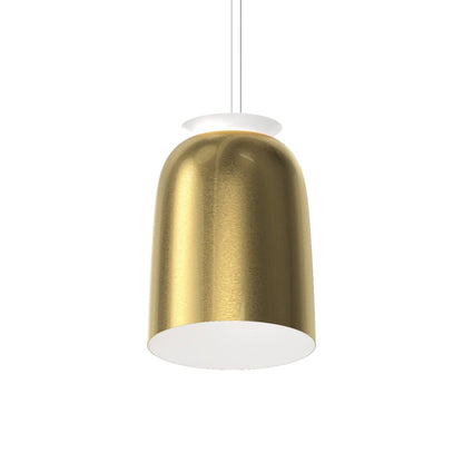 Belle Flare LED Bell Pendant Light in Brass (Tall).