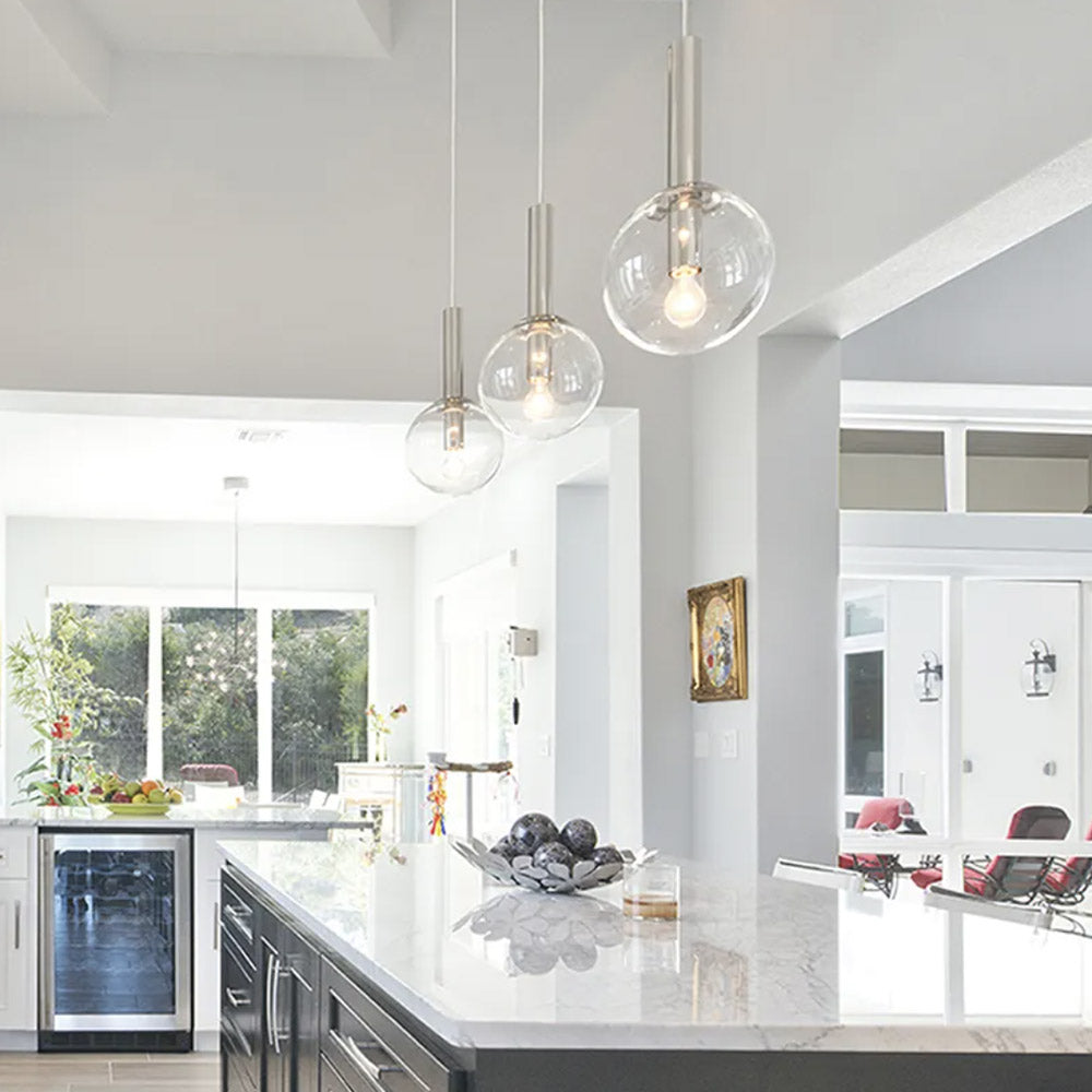 Bubbles Pendant Light in dining room.