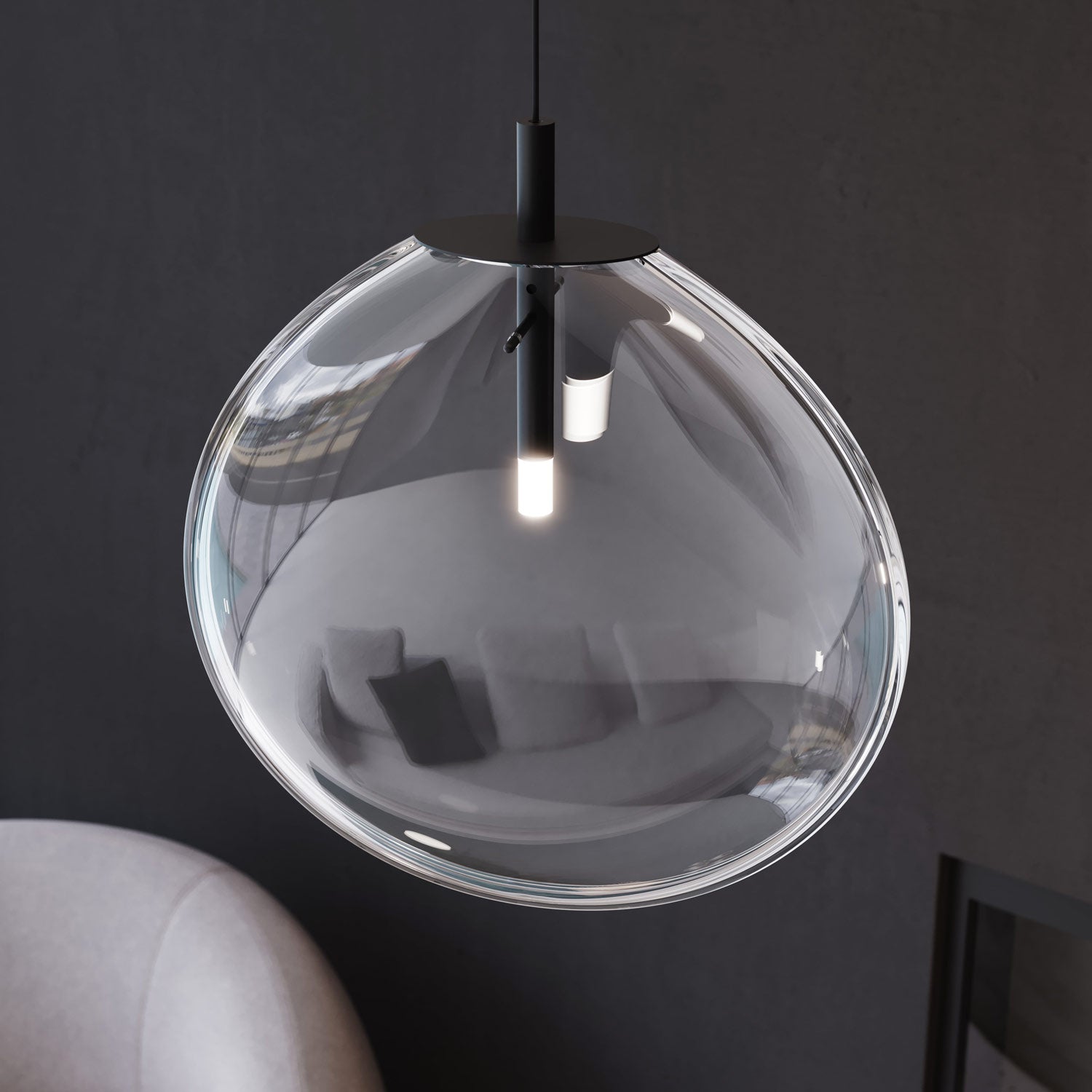 Cantina 3-Light Tri-Spreader LED Pendant Light in Detail.
