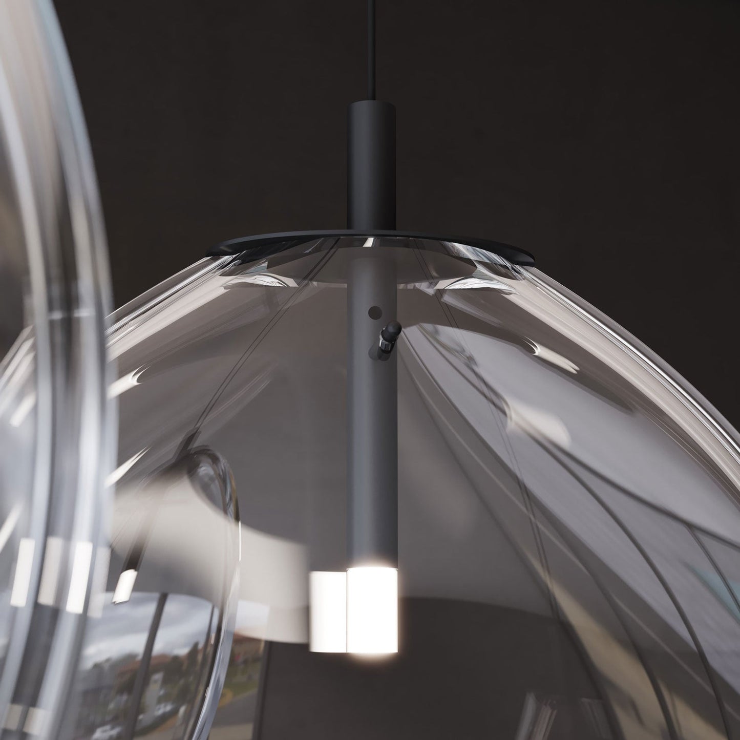 Cantina 3-Light Tri-Spreader LED Pendant Light in Detail.