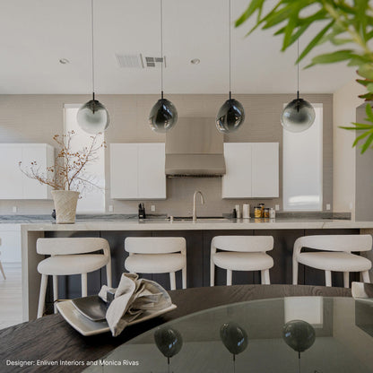 Cantina LED Pendant Light in dining room.