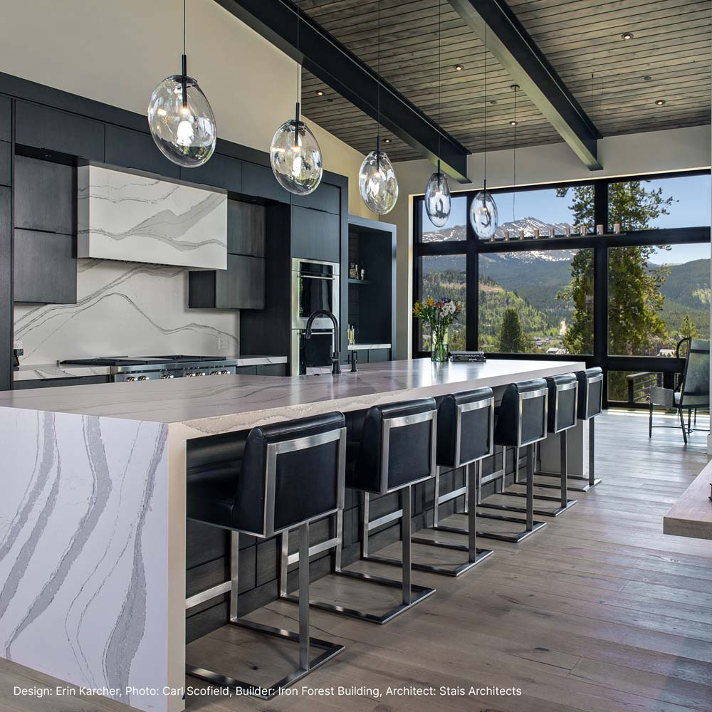 Cantina LED Pendant Light in dining room.