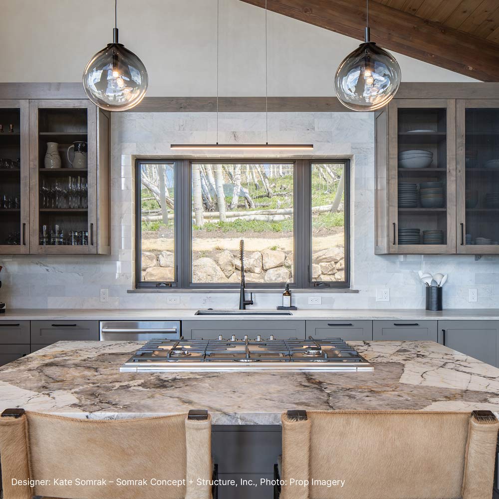 Cantina LED Pendant Light in dining room.