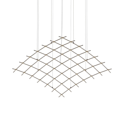 Constellation® Aquarius Major LED Pendant Light in Espresso Black/Clear.