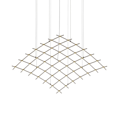 Constellation® Aquarius Major LED Pendant Light in Espresso Black/White.