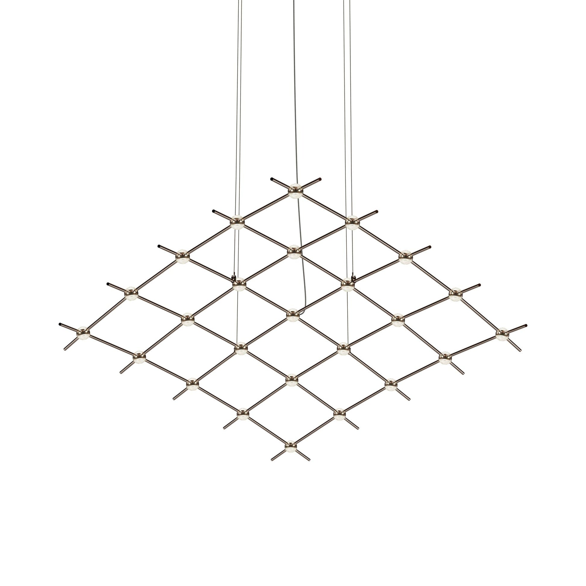 Constellation® Aquarius Medius LED Pedant Light in Espresso Black/Clear.