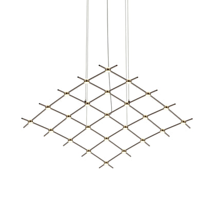 Constellation® Aquarius Medius LED Pedant Light in Espresso Black/White.