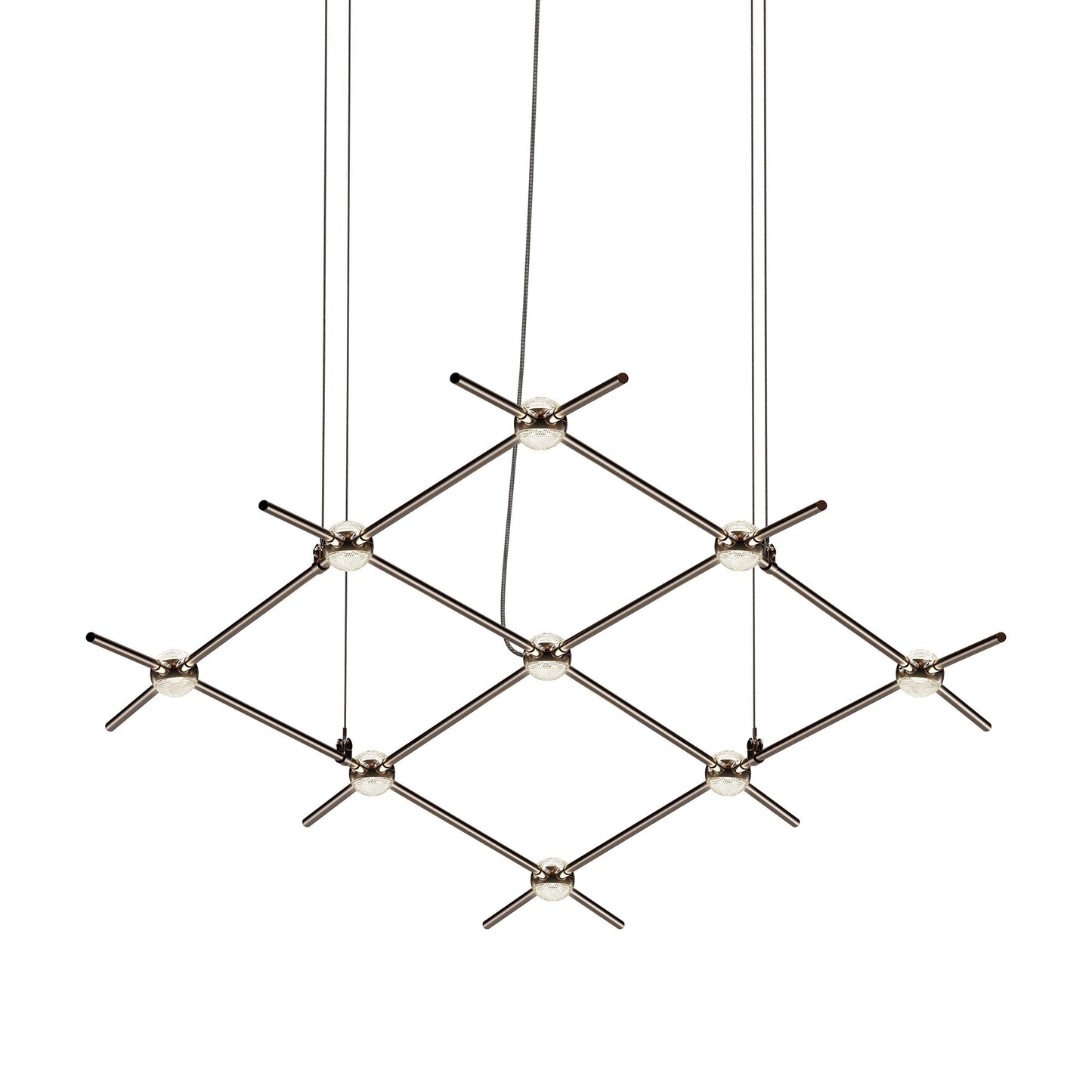 Constellation® Aquarius Minor LED Pedant Light in Espresso Black/Clear.