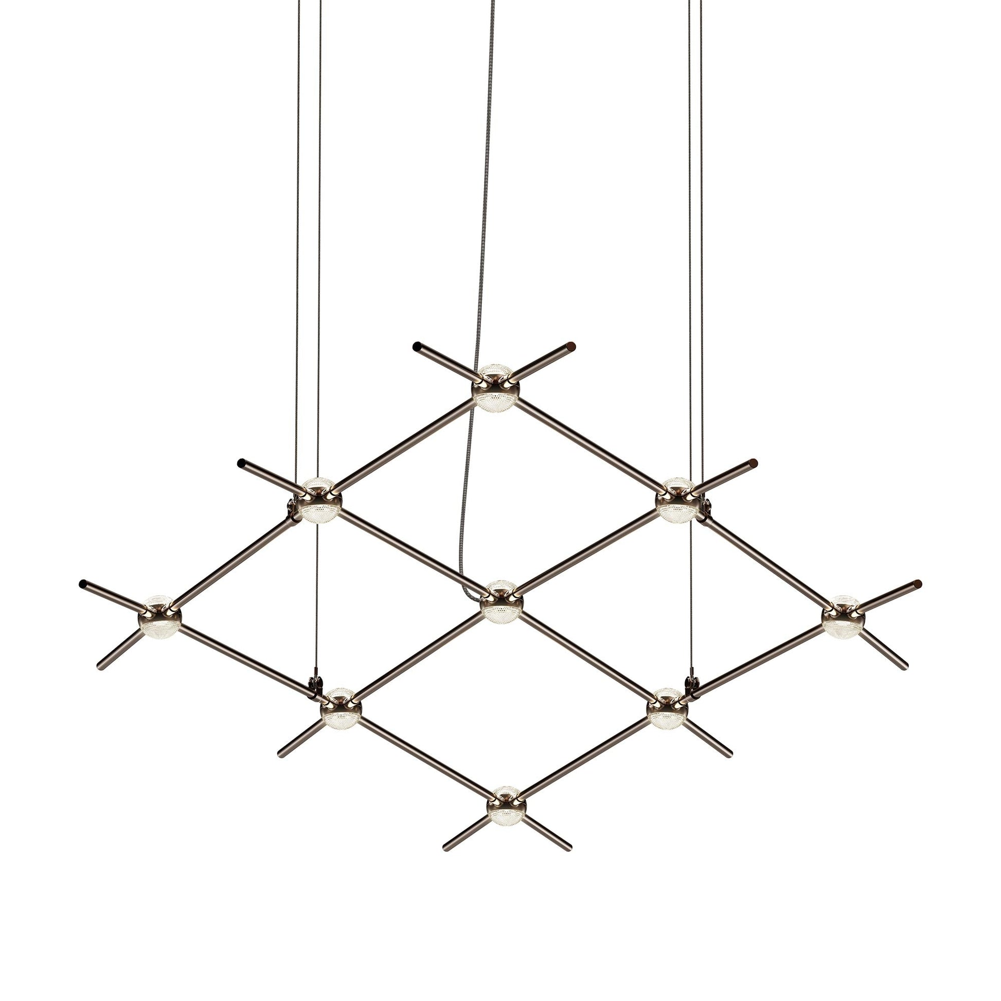 Constellation® Aquarius Minor LED Pedant Light in Espresso Black/Clear.