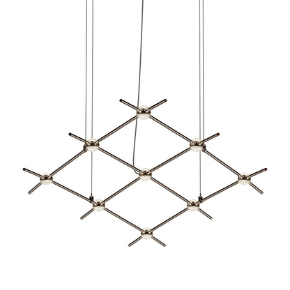 Constellation® Aquarius Minor LED Pedant Light in Espresso Black/Clear.