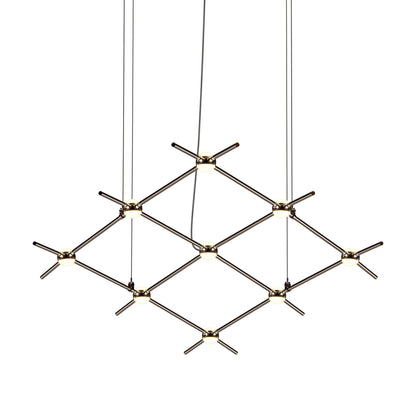 Constellation® Aquarius Minor LED Pedant Light in Espresso Black/White.