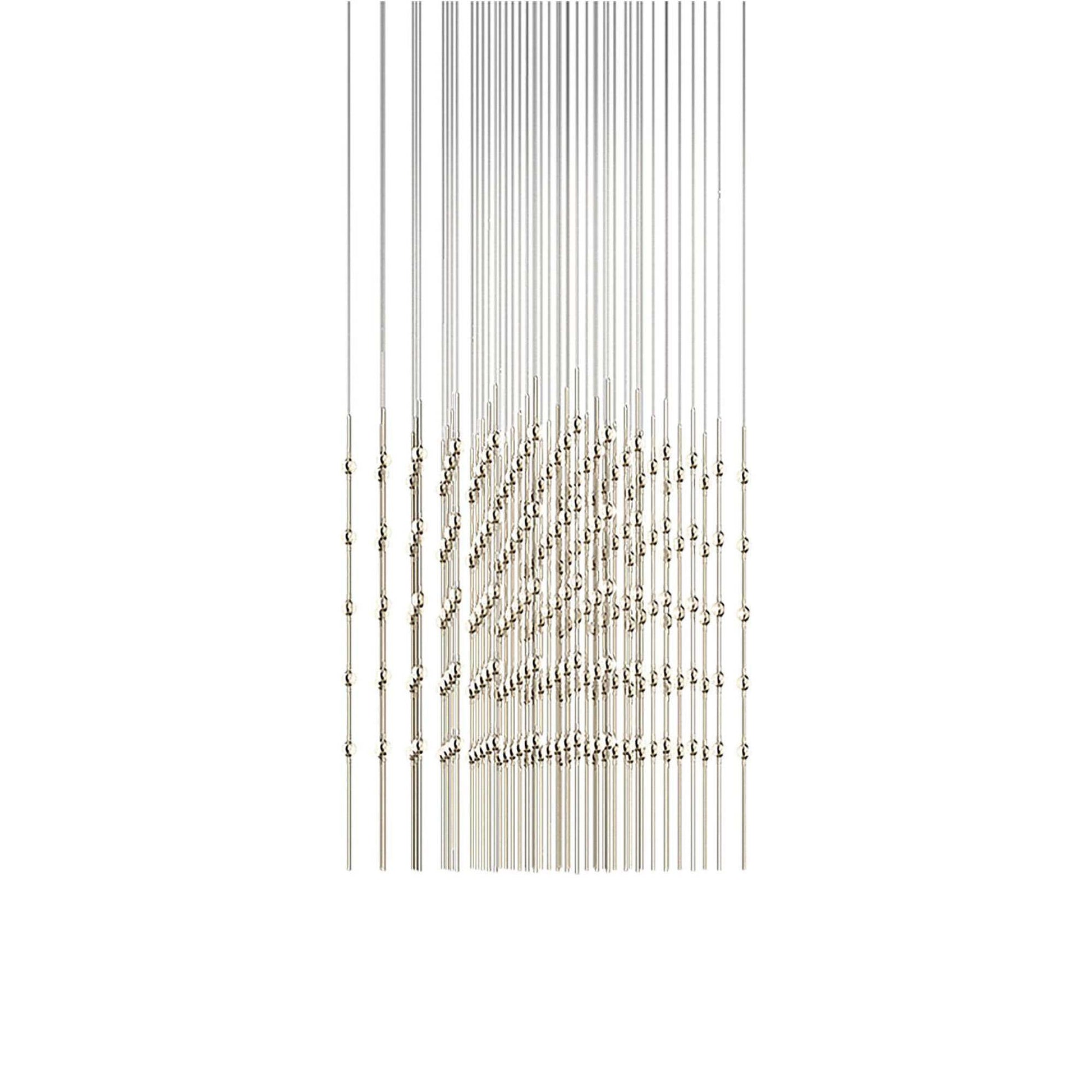 Constellation® Cosmic Cube LED Pendant Light in Satin Nickel/Clear (245-Light).