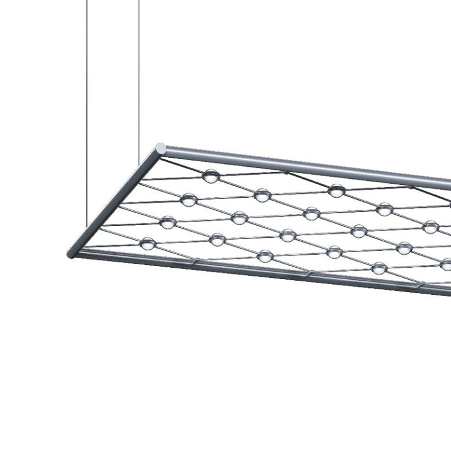 Constellation® Galaxy Matrix Rectangle LED Pendant Light in Detail.