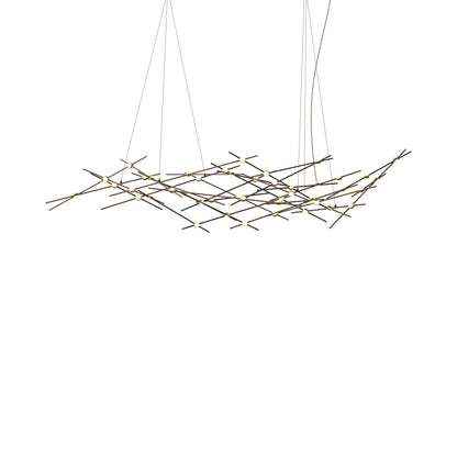 Constellation® Ursa Major LED Pendant Light in Espresso Black/White.