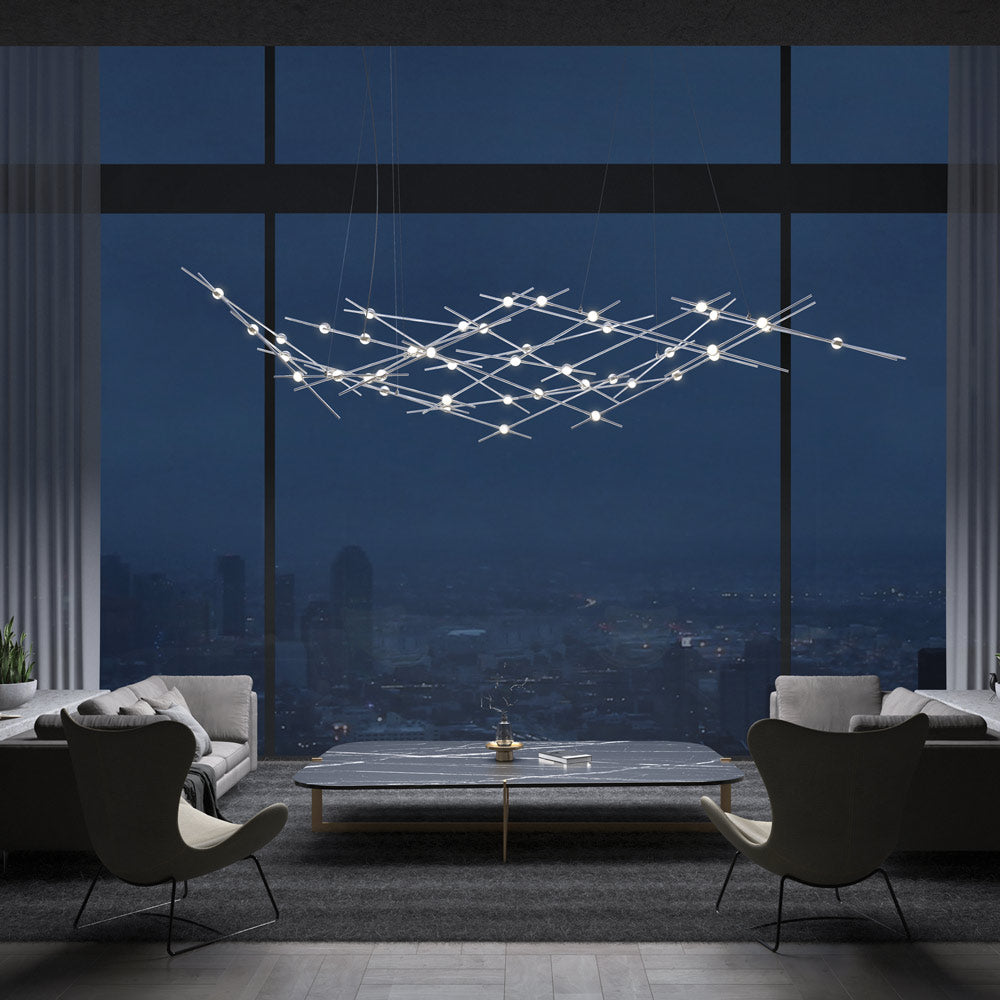 Constellation® Ursa Major LED Pendant Light in living room.