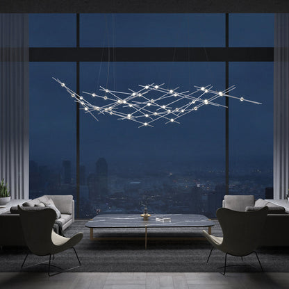 Constellation® Ursa Major LED Pendant Light in living room.