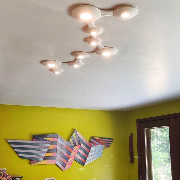 Coral Surface™ Luminaire LED Flush Mount Ceiling Light in living room.