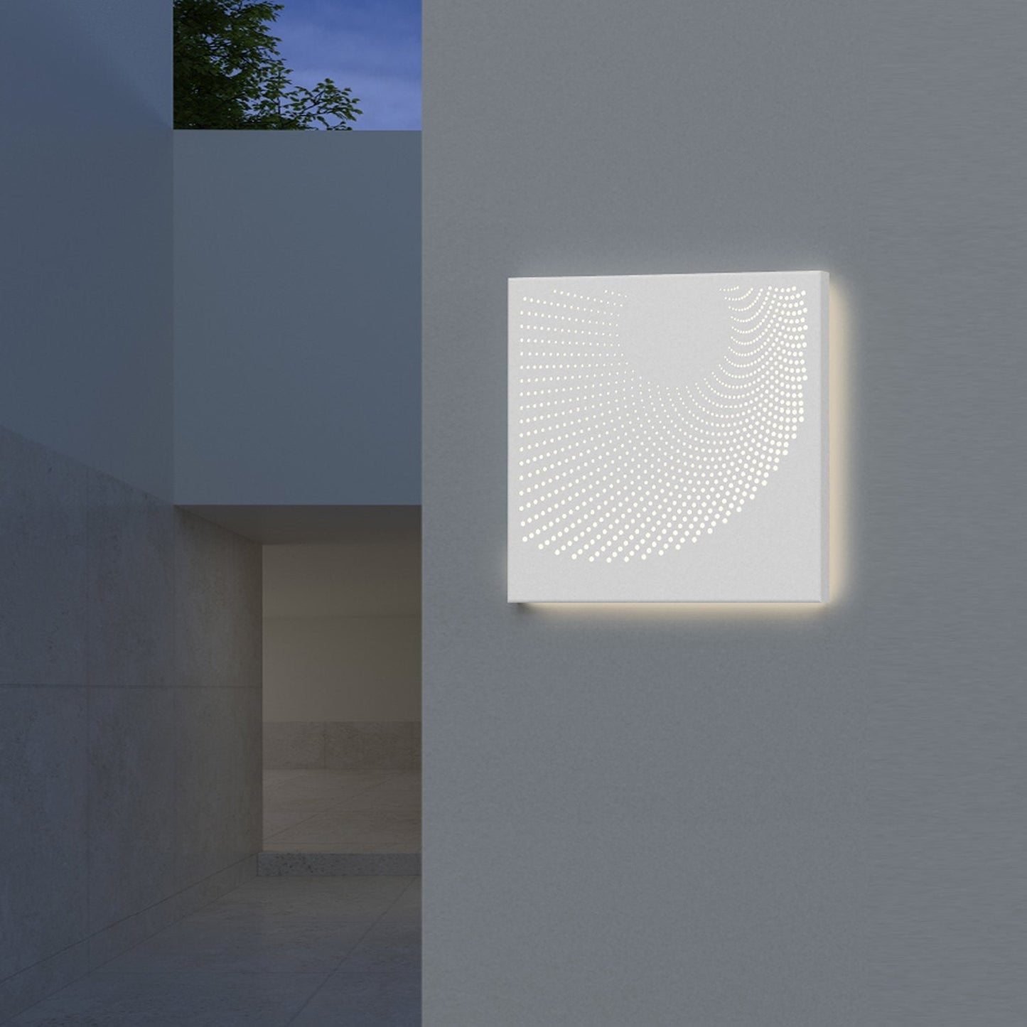 Dotwave™ Outdoor LED Wall Light Outside Area.