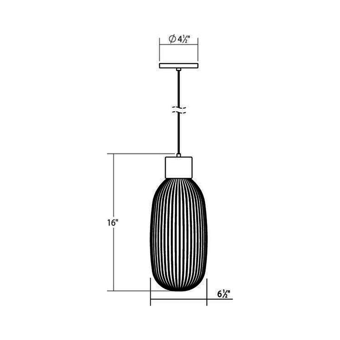 Friso LED Single Pendant Light by Sonneman Lighting - DISPLAY MODEL