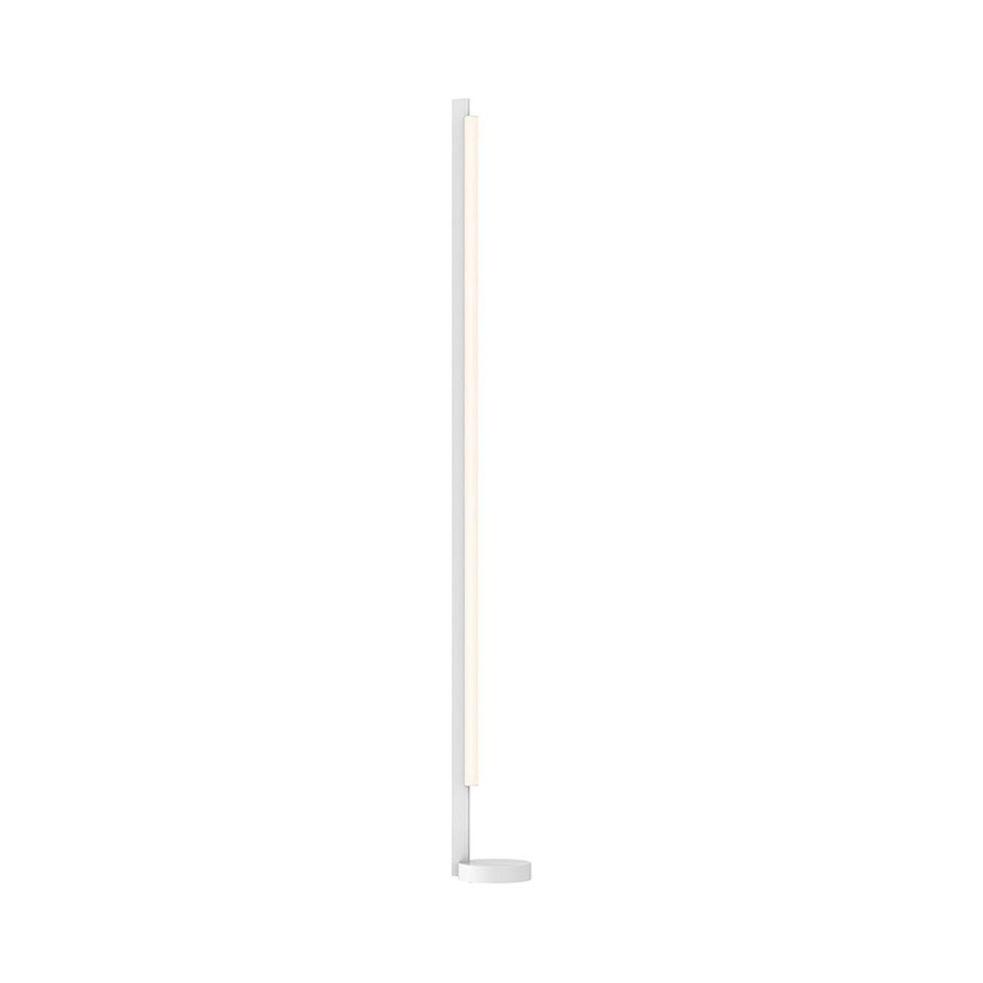 Keel™ LED Floor Lamp in Satin White.