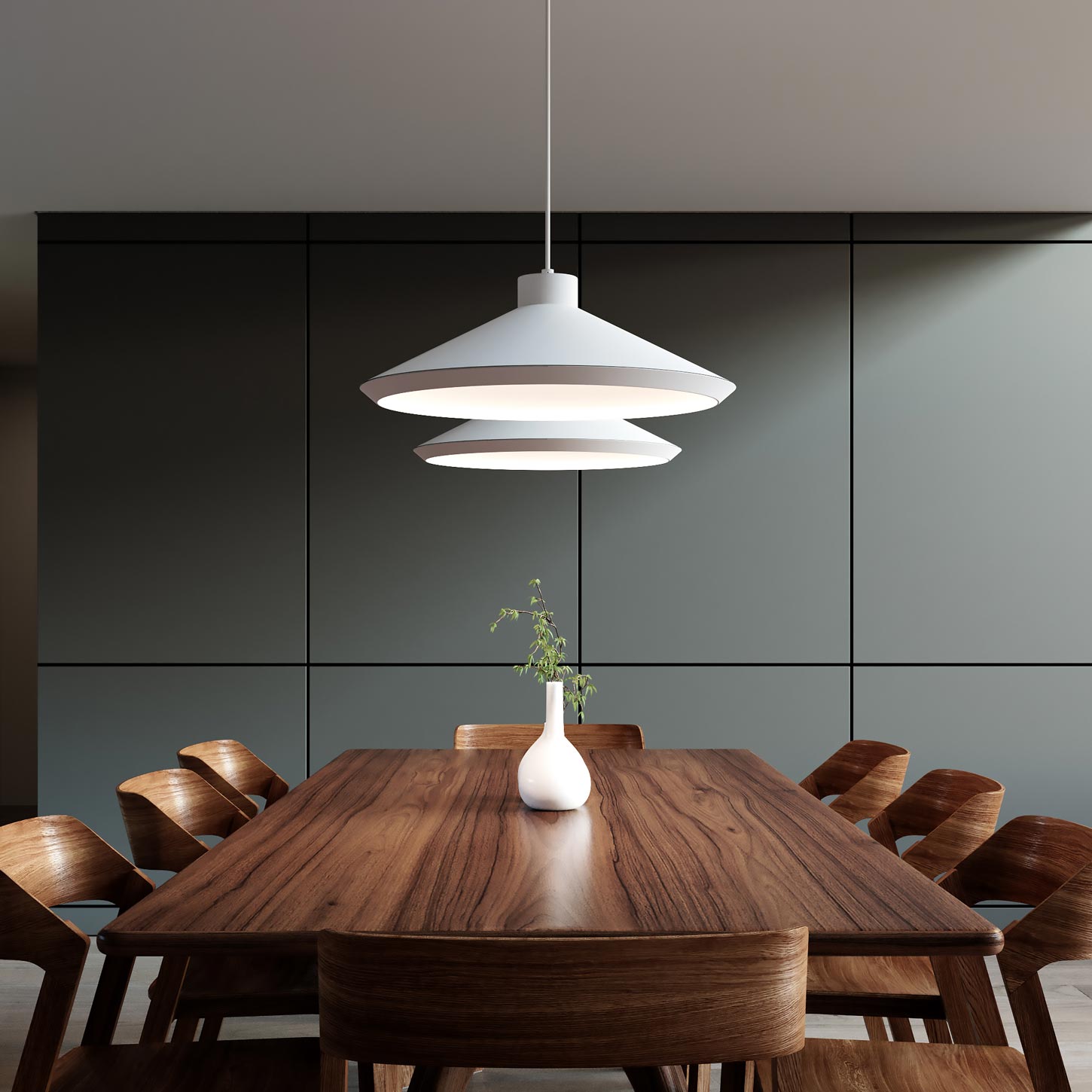 Koma Edo Pendant Light in dining room.