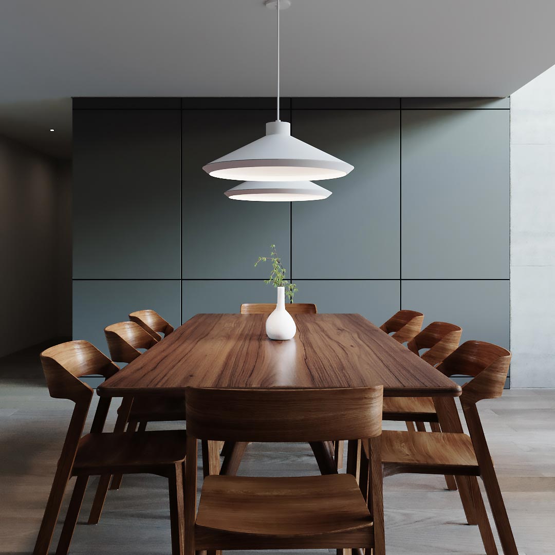 Koma Edo Pendant Light in dining room.