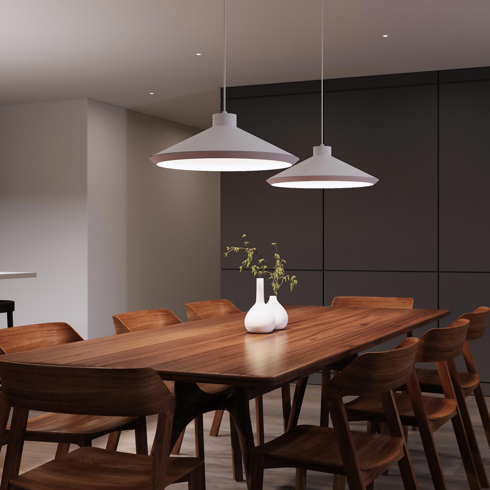 Koma Edo Pendant Light in dining room.