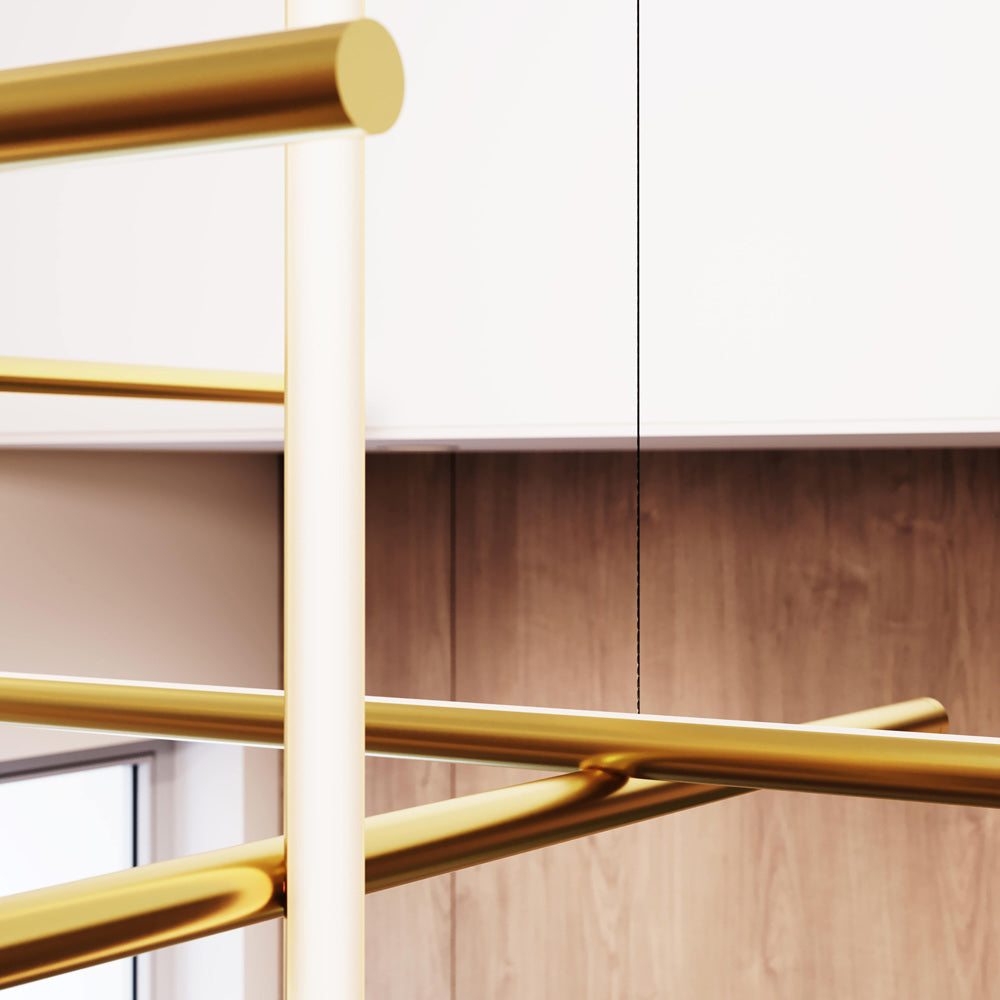 Labyrinth LED Chandelier in Detail.