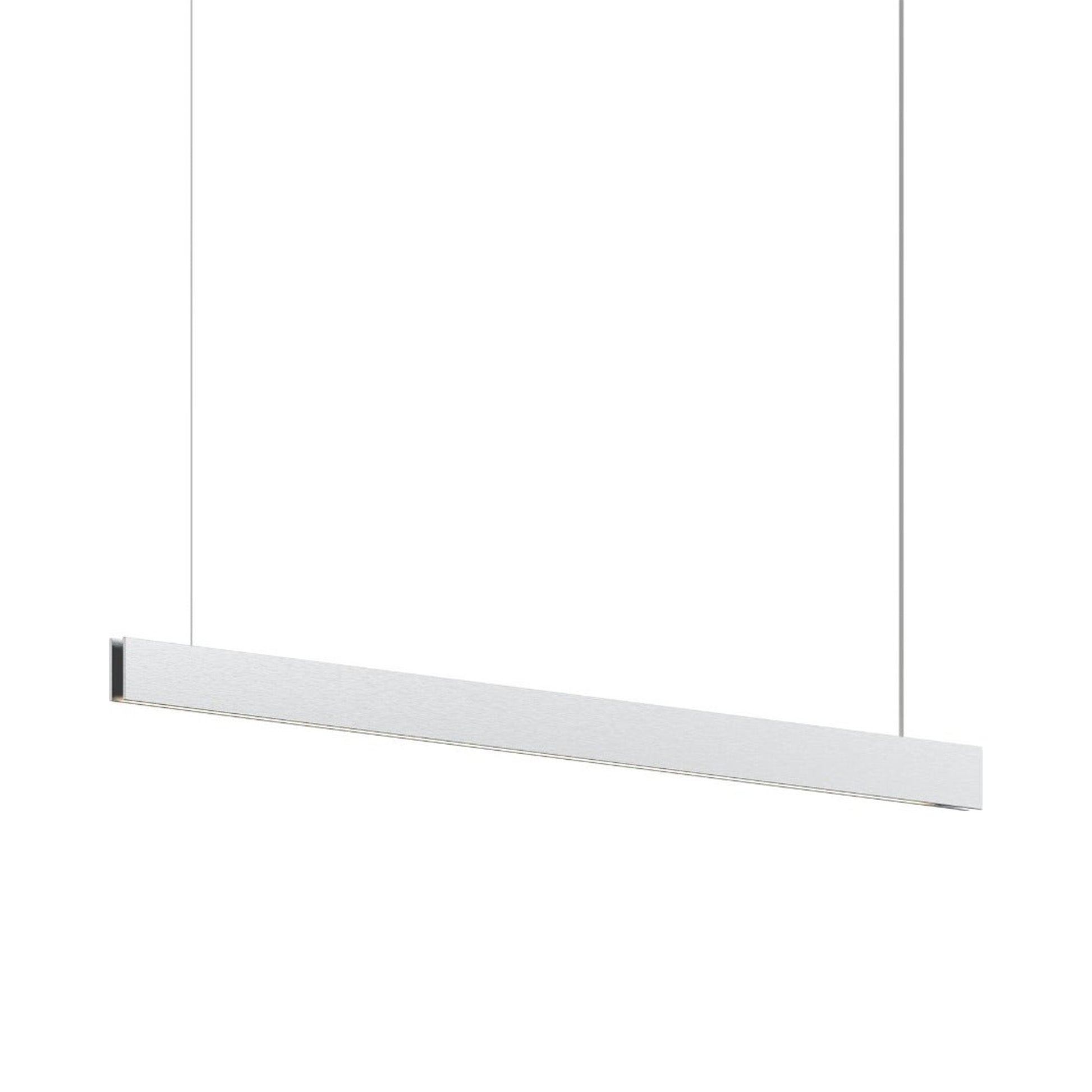 Lithe LED Pendant Light in Natural Anodized (4-feet).