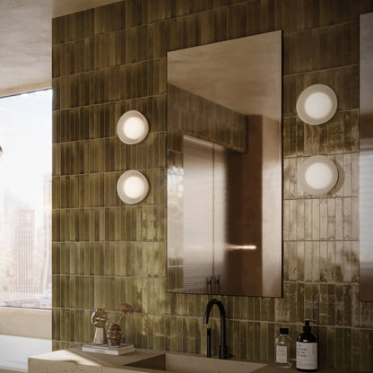 Mist LED Ceiling / Wall Light in bathroom.