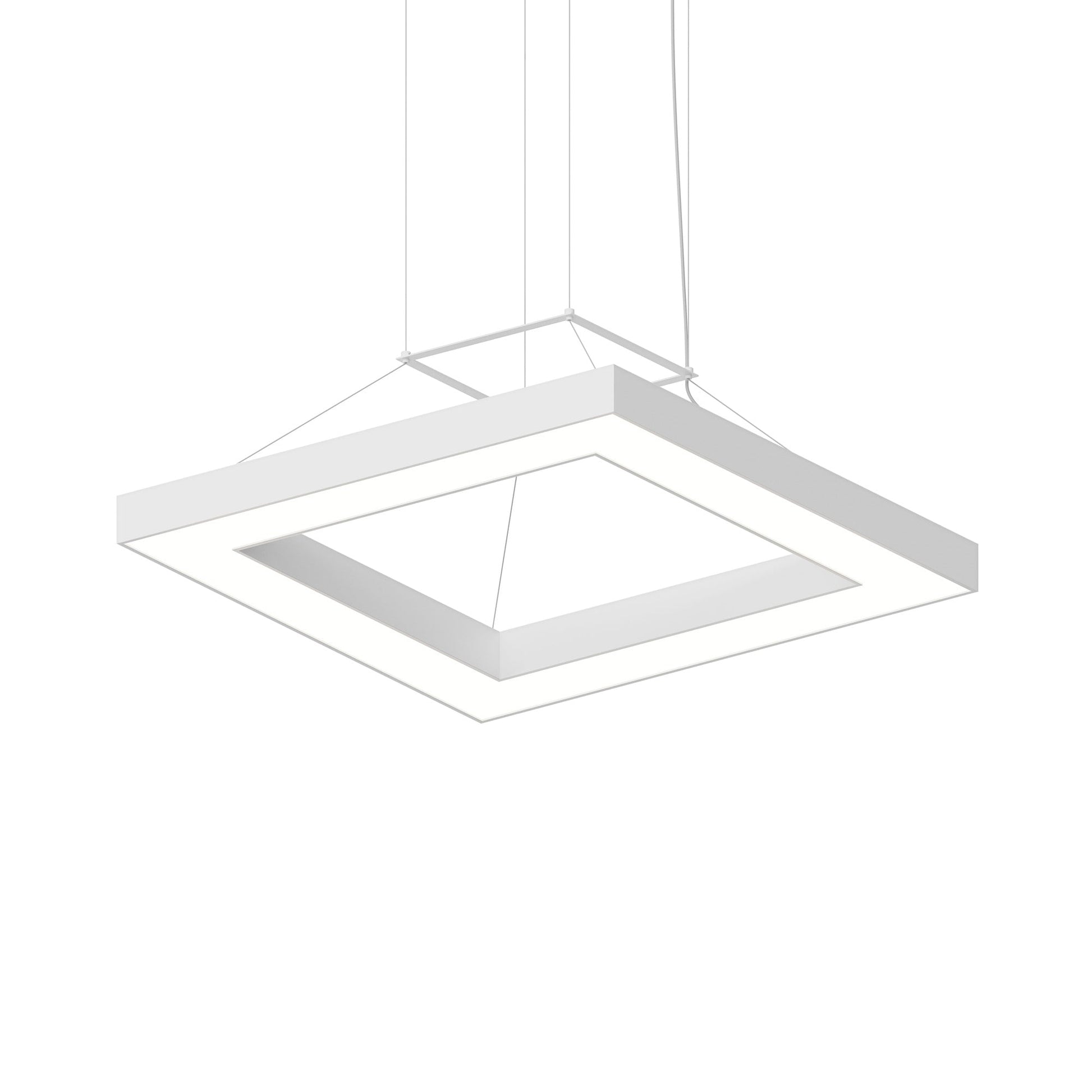 Pi Square LED Ring Pendant Light (3000K).