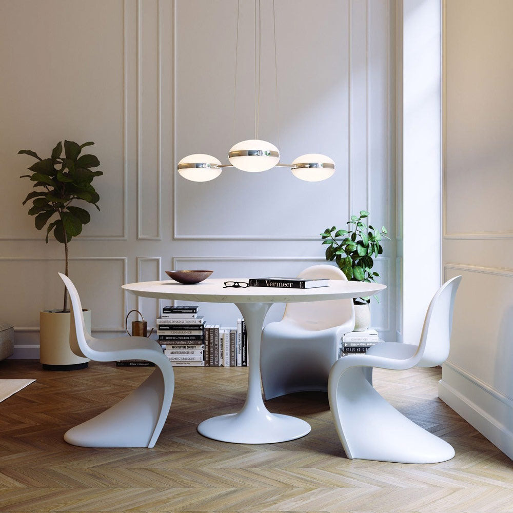 Pillows LED Pendant Light in living room.